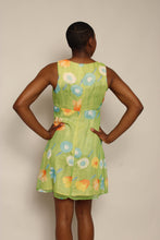 Y2K Floral Chiffon Mini Dress