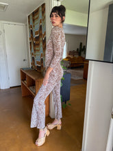 70s Snake Print Two Piece Set