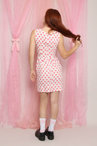 ❤️ 50s Pink Polka Dot Dress