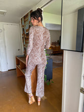 70s Snake Print Two Piece Set