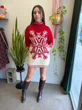 90s Snowflake Wool Sweater