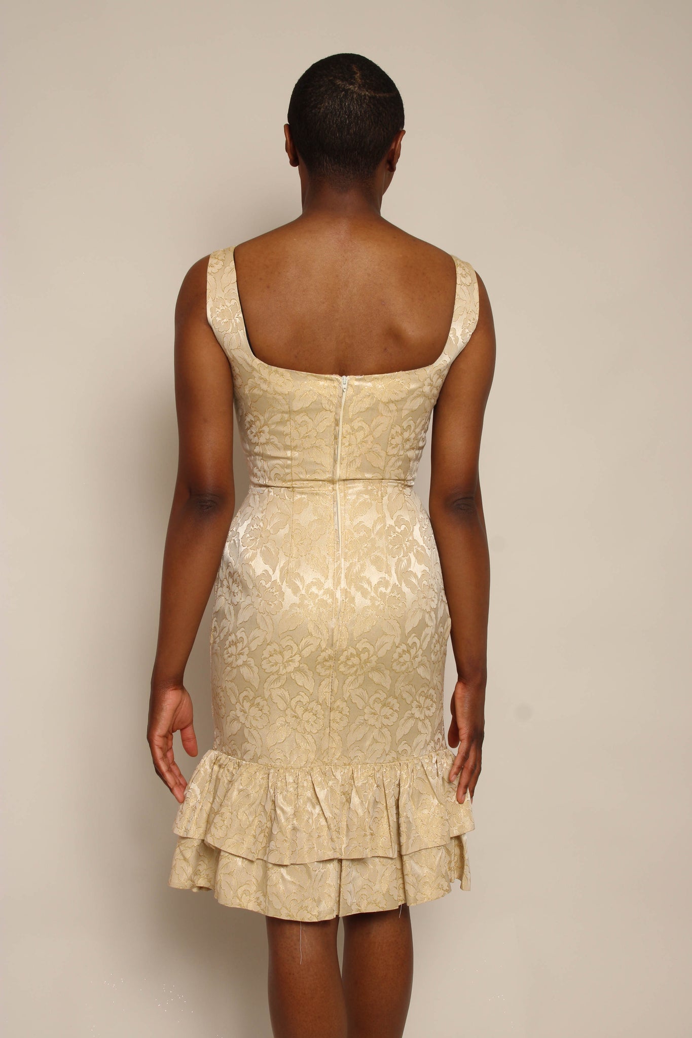 bombshell gold dress Bee J Stanley LuXee Couture ~ Bombshell Gold Cage Corset Gown XL