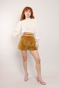 60s Dijon Velvet Shorts