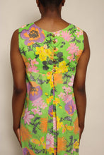 60s Butterfly Floral Trapeze Dress