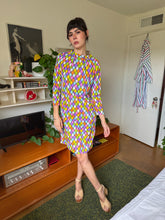 60s Rainbow Mosaic Dress