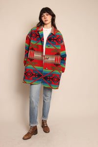 90s Southwestern Wool Jacket