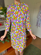 60s Rainbow Mosaic Dress