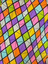 60s Rainbow Mosaic Dress
