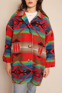 90s Southwestern Wool Jacket