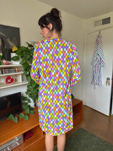 60s Rainbow Mosaic Dress