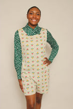 70s Mod Floral Romper