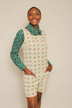 70s Mod Floral Romper