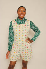 70s Mod Floral Romper