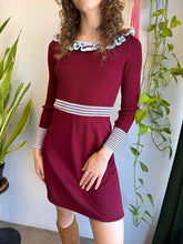 70s Flutter Collar Mini Dress