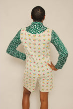 70s Mod Floral Romper