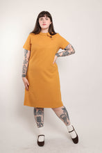 60s Mustard Mod Dress