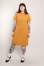 60s Mustard Mod Dress