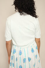 60s Floral Sun Dress With Cardigan