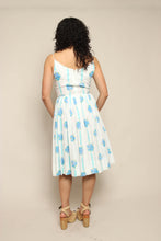 60s Floral Sun Dress With Cardigan