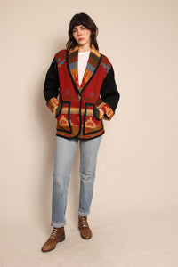 90s Reversible Southwestern Wool Jacket