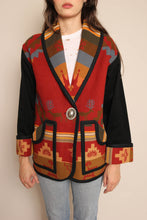 90s Reversible Southwestern Wool Jacket