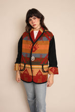90s Reversible Southwestern Wool Jacket