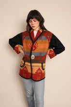 90s Reversible Southwestern Wool Jacket