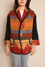 90s Reversible Southwestern Wool Jacket