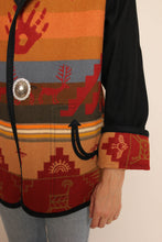 90s Reversible Southwestern Wool Jacket