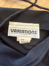 1980s Black Ruched Disco Party Dress