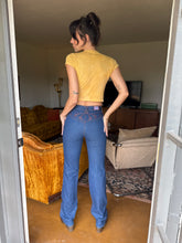 70s Faded Glory Embroidered Jeans