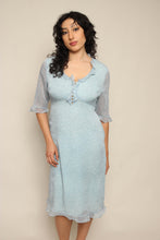 Y2K Floral Chiffon Peasant Dress