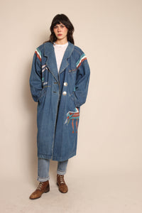 90s Hand Painted Duster