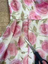 ❤️ 60s Rose Chiffon Dress