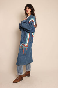 90s Hand Painted Duster