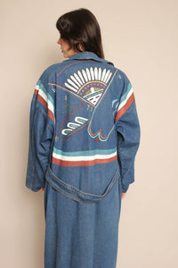 90s Hand Painted Duster