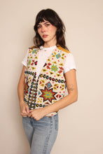 80s Beaded Southwestern Vest