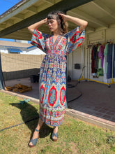 70s Paisley Cotton Dress