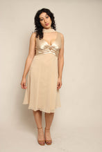 00s Champagne Dress With Sash