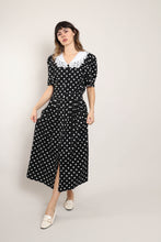 80s Lace Collar Dress