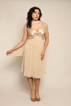 00s Champagne Dress With Sash
