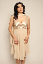 00s Champagne Dress With Sash