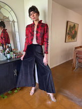 60s Plaid Taffeta Bolero