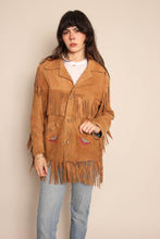 70s Embroidered Fringe Jacket