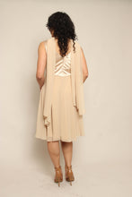 00s Champagne Dress With Sash