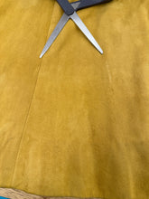 50s Suede Beaded Dress