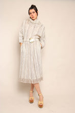 80s Fringe Knit Dolman Dress