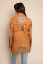 70s Embroidered Fringe Jacket