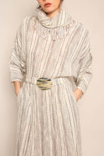 80s Fringe Knit Dolman Dress