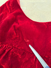 70s Flouncy Velvet Romper